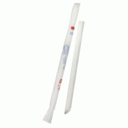 SOLIA Paille rigide papier Bubble Cocori'Straw 205 mm Ø13 mm - par 1960 pièces - blanc papier CP08035 SOLIA Paille rigide papier Bubble Cocori'Straw 205 mm Ø13 mm - par 1960 pièces - blanc papier CP08035