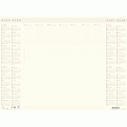 Exacompta Lot de 10 Bloc sous-main 25 feuilles 85 g/m², millésimé 4 ans - 3660942012539 Exacompta Lot de 10 Bloc sous-main 25 feuilles 85 g/m², millésimé 4 ans - 3660942012539