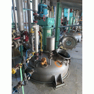 Reacteur oliver and batlle inox 316 3800 litres avec agitation et demi tige d'occasion - référence : c9504