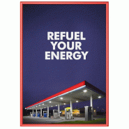 SHOWDOWN Displays Exposiciónate Cadre Clic-Clac Standard A0 Coins En Onglet 25 mm Rouge KRA0G25C3020 - rouge aluminium KRA0G25C3020