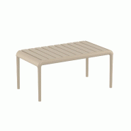 SIESTA EXCLUSIVE Table basse d'extérieur Paris Lounge Table Taupe - beige plastique polypropylÚne SP-SI-278TP SIESTA EXCLUSIVE Table basse d'extérieur Paris Lounge Table Taupe - beige plastique polypropylÚne SP-SI-278TP