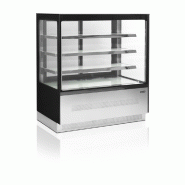 Vitrine réfrigérée sur base 258 litres | Tefcold - LPD1203F/BLACK