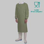 10 tabliers à manches CE polyamide polyuréthane 400 microns blanc et couleurs - TABPAPUVK-MN03/ML_0