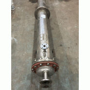 Échangeur tubulaire en acier inoxydable 6,5 m2 d'occasion - référence : C8524