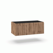 AQA Design Base avec 1 tiroir en MDF chêne VENERE. L.90 P.45 H.35 MPVE091H-QUE - marron Bois manufacturé MPVE091H-QUE AQA Design Base avec 1 tiroir en MDF chêne VENERE. L.90 P.45 H.35 MPVE091H-QUE - marron Bois manufacturé MPVE091H-QUE