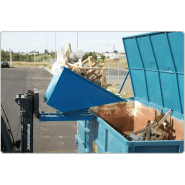 Benne auto-basculante 2000 bleu (standard) Benne auto-basculante 2000 bleu (standard)