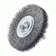 Brosse circulaire fils ondulés pour meuleuse droite S6 60x13mm (x3) - 4932501705