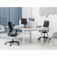 Bureau bench 2 personnes Mogi avec extensions Bureau bench 2 personnes Mogi avec extensions