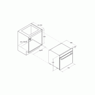 CANDY Four Intégrable Multifonction 78l 60cm Pyrolyse CA6N3B3YTX - argenté 8059019084923