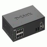 D-LINK DGS-1530-10 Smart Managed Gigabit Stack Switch 2x 10G 8x 10/100/1000Mbit/s 2x 10Gbit/s Fiber (SFP+) - DGS-1530-10/E