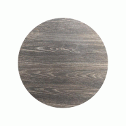 HPL Plateau de table Ø 120 cm - Riverwashed Wood