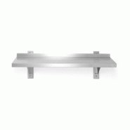 ITALCONCEPT Étagère murale réglable, simple, avec 2 supports, HENDI, 800x300x(H)600mm - 811719