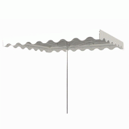 Parasol de marché monté Parafix 3x2,5m - kit armature + toile + housse - toile résistante et imperméable