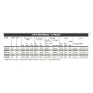 Pea 130-remorque porte engin agricole -gourdon-8 points d'ancrage latéraux avec manilles ce