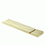 Planche à découper bois "Bosco" 30x6,5x1,5cm - par 200