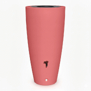 PLAST'UP ROTOMOULAGE Récupérateur d'eau conique ros'eau 2-en-1 - ROUGEFRAISE - rouge 0727156535445