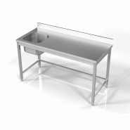 Plonge inox bac 1 à gauche 1600x700 - P7812.0620