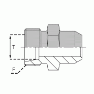 Raccords à bague - Mâle - Simple - FUMSS00006 - Union mâle simple à souder 06S NE_0