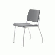 Siège de réunion Essenziale - assise et dossier rembourrés - empilable - fabrication italienne Siège de réunion Essenziale - assise et dossier rembourrés - empilable - fabrication italienne
