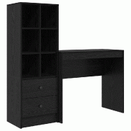 VidaXL Bureau avec tiroir 2 pcs Chêne noir Modèle Titan Pure Pro - 3337322