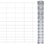 Vidaxl clôture de jardin acier galvanisé 50 m 150 cm argenté 149505 Vidaxl clôture de jardin acier galvanisé 50 m 150 cm argenté 149505