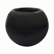 WellHome - Pot de fleurs modèle « Collection Omega » Ø48x42cm coloris anthracite - gris plastique WH13432