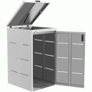 Abri poubelle en acier Cestino gris clair Telluria - 8720707965700 Abri poubelle en acier Cestino gris clair Telluria - 8720707965700