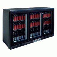 Arrière de bar réfrigère +0/+8°c avec 3 portes coulissantes vitrées... - PBBC330S