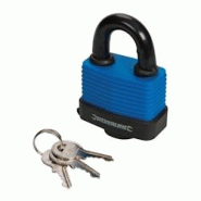 Cadenas Résistant aux Intempéries 60 mm – Sécurisé et Durable – Protection Optimale pour Vos Biens - Silverline - gris 5055058161109 Cadenas Résistant aux Intempéries 60 mm – Sécurisé et Durable – Protection Optimale pour Vos Biens - Silverline - gris 5055058161109