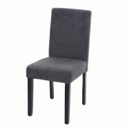 Décoshop26 - Chaise de salle à manger cuisine en tissu gris anthracite pieds foncés design moderne 04_0002322 - gris 3000272232694 Décoshop26 - Chaise de salle à manger cuisine en tissu gris anthracite pieds foncés design moderne 04_0002322 - gris 3000272232694