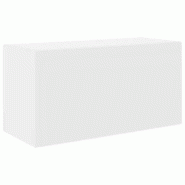 Helloshop26 - Armoire murale de bain pratique rangement 60 x 25 x 30 cm en bois d'ingénierie blanc 02_0051251 - blanc Bois massif 3000236818285