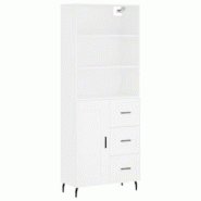 Helloshop26 - Buffet bahut commode armoire meuble de rangement organisateur cuisine salle de séjour salon haut 69,5 x 34 x 180 cm 02_0032682 - 300021 Helloshop26 - Buffet bahut commode armoire meuble de rangement organisateur cuisine salle de séjour salon haut 69,5 x 34 x 180 cm 02_0032682 - 300021