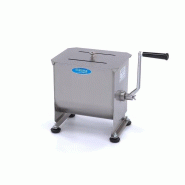 Mélangeur à viande manuel  ECO 10 L - 7,5 kg -  cuve fixe - axe unique, cuve fixe
