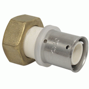 Manchon droit ecrou tournant  ppsu - multipex blansol - 16 - 1/2_0