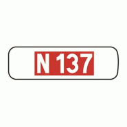 Panonceau d'identification pour carrés - M10a