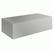 Podium pour mannequins Vertigo gris alu 90x45x25cm