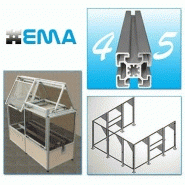 Profile d'aluminium base 45