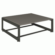Table de présentation Cage noir 90x80x30cm anthracite