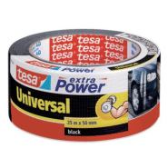 1 rouleau adhésif de réparation Extra Power universel Tesa 50 mm x 25 m noir 1 rouleau adhésif de réparation Extra Power universel Tesa 50 mm x 25 m noir