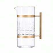 Aulica Pichet en verre transparent et argent - transparent 368002 Aulica Pichet en verre transparent et argent - transparent 368002