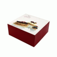 Boîte pâtissière décor Pause Gourmande 300x300x100mm x 20 JORIDEAL - 3519400593090 Boîte pâtissière décor Pause Gourmande 300x300x100mm x 20 JORIDEAL - 3519400593090