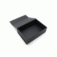 Boite cadeau aimantée noire 33x22x10cm - par 5