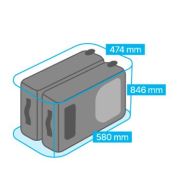 Casiers intelligents pour bagages et valises - H90 | Extra grand - Dimensions généreuses et porte de 900 mm_1