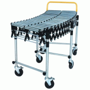 Convoyeur à rouleaux en acier 100 kg par ml ROOL1