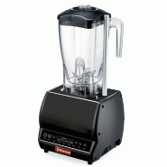 Diamond - Mixer professionnel, verre carré 2 Lit , variateur vitesse, programmable - réf. BARMIX/W-DB - gris AKS-BARMIX/W-DB