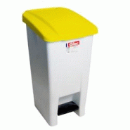 GILAC Poubelle à pédale économique 60 L, 80 L, 120 L - avec roues - 5 couleurs - 60 L - Jaune G618018 - jaune 3573678699540 GILAC Poubelle à pédale économique 60 L, 80 L, 120 L - avec roues - 5 couleurs - 60 L - Jaune G618018 - jaune 3573678699540