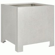 Helloshop26 - Jardinière bac lit surélevé plantes fleurs terrasse jardin 30 x 30 x 30 cm acier inoxydable Argent 02_0037493 - 3000213878127 Helloshop26 - Jardinière bac lit surélevé plantes fleurs terrasse jardin 30 x 30 x 30 cm acier inoxydable Argent 02_0037493 - 3000213878127