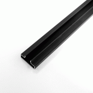 Insert aluminium noir anodisé - Longueur 120cm - Finition laqué_0