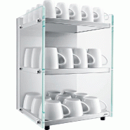 JURA - Chauffe-gobelets en verre et en acier inoxydable - jusqu’à 100 tasses à café - 70086