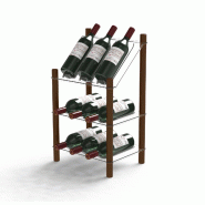 Life Story MyWinebar - Support pour 9 bouteilles de vin à 2 niveaux avec présentoir supérieur - LS002 Life Story MyWinebar - Support pour 9 bouteilles de vin à 2 niveaux avec présentoir supérieur - LS002